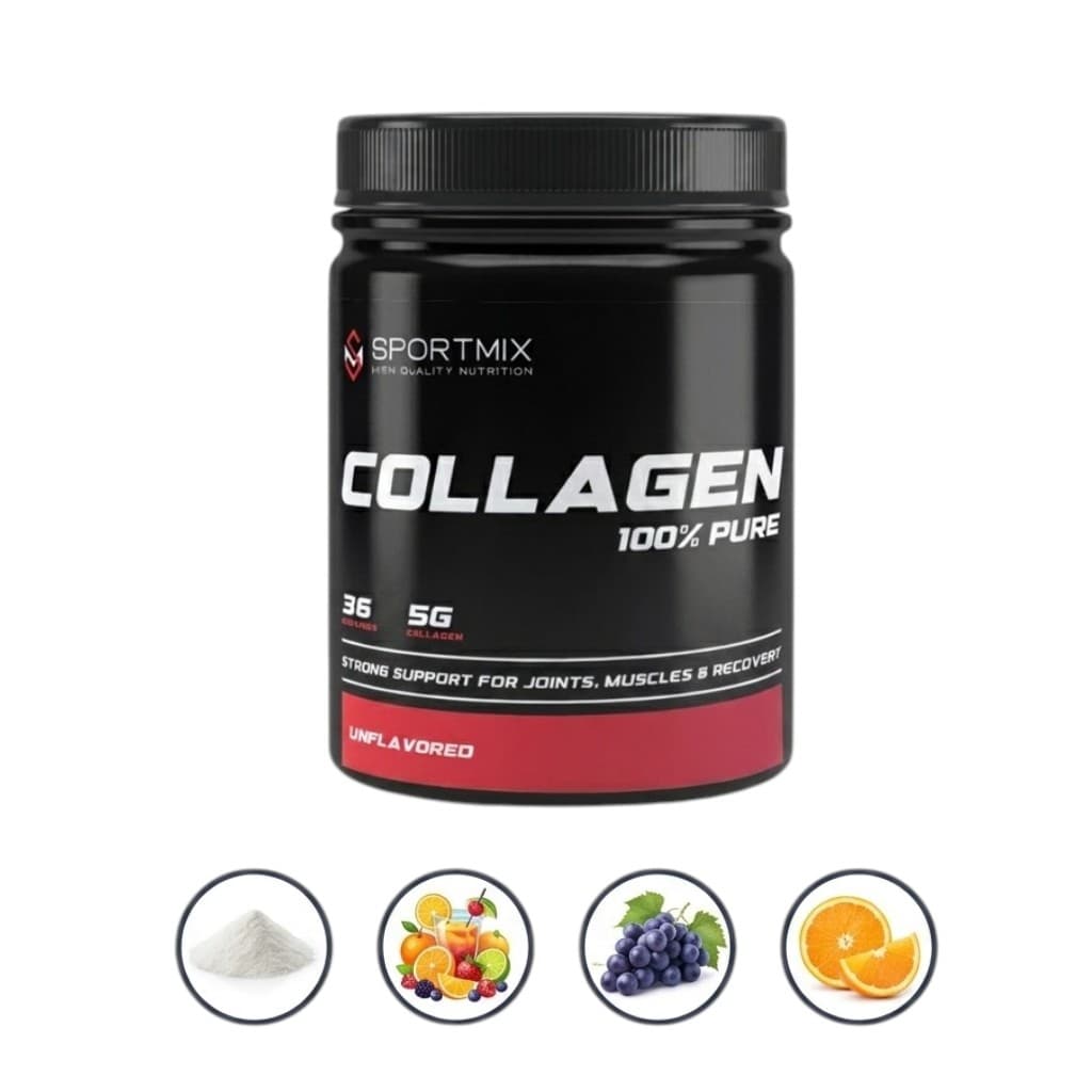 كولاجين Collagen - Sportmix لدعم المفاصل والبشرة 200 جم 36 حصة